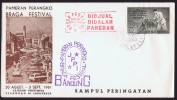 1961  Braga Festival Commemorative Cover - Indonesia