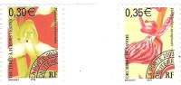 Série Préo 2003 - Orchidées - N°Yv 246 à 247 - Unité Des 2 Valeurs - Neuf - 1989-2008