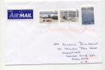 Mailed Cover (letter) With Stamps   From Australian Antarctic Terrytory To UK - Briefe U. Dokumente