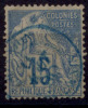 #8# COLONIES GENERALES N° 51 Oblitéré En Bleu St-Denis (Réunion) - Alphee Dubois