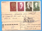 RUSSIA, Nice Envelope Circulated 1978, 4 Stamps Lenin - Lettres & Documents