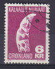 Greenland 1978 Mi. 111     6.00 Kr Kunsthandwerk Tupilak Walzahn-Schnitzerei (Cz. Slania) - Oblitérés