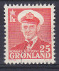 Greenland 1950 Mi. 32      25 Ø King König Frederik IX. - Oblitérés