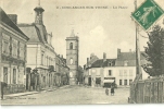 Coulanges Sur Yonne La Place 1910 - Coulanges Sur Yonne