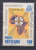 Vatican 1985 Mi. 876     100 L Internationaler Eucharistischer Kongress Map Landkarte - Oblitérés
