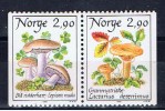 N Norwegen 1988 Mi 990-91 Mnh Pilze - Unused Stamps