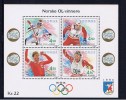 N Norwegen 1993 Mi Bl. 19 1119-22 Mnh Sport - Unused Stamps