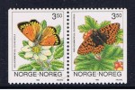 N Norwegen 1994 Mi 1143-44 Mnh Schmetterlinge - Unused Stamps