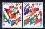 N Norwegen 1994 Mi 1149-50 Mnh Sport - Unused Stamps