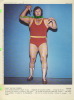 SPORT, LUTTE GRAND PRIX - WRESTLING - PHOTO, GILLES THE FISH POISSON - DIMANCHE/DERNIÈRE HEURE,1973 - DIMENSION 21X28 Cm - Habillement, Souvenirs & Autres