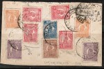 ROMANIA   1924 Bucharest To Montreal COVER  (Franked With 10 Ferdinand Stamps) - Covers & Documents