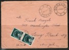 ROMANIA   Scott # 836 Pair On 1952 COVER From "Gurahont To Long Beach New York USA" - Lettres & Documents