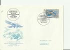 SWITZERLAND PRO AERO 1963- FDC  25 YEARS PRO-AERO - 50 YEARS 1ST FLIGHT BERN-LOCARNO BERN JUL  13, 1963 RE SW 8 - Lettres & Documents