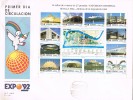 S.P.D. Expo 92 Barcelona, Hojita Edifil Num 3189 - Lettres & Documents
