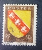 FRANCE 1946: Maury 757 D, Légende Partielle (surencrage), O- LIVRAISON GRATUITE A PARTIR DE 10 EUROS - 1941-66 Wappen