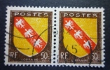 FRANCE 1946: Maury 757 D, Légende Partielle (surencrage), O- LIVRAISON GRATUITE A PARTIR DE 10 EUROS - 1941-66 Coat Of Arms And Heraldry