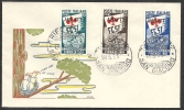 1951 TRIESTE A FDC GINNICI - NO TIMBRO DI ARRIVO - Marcophilie