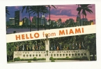 Cp, Etats-Unis, Miami, Multi-Vues, écrite - Miami
