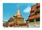 Cp, Thaïlande, Chiengmai North, Chedee Of Wat Phrathat On The Top Of Mountain Dot-Suther, Voyagée - Thaïlande