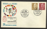 Espagne Championat Monde Hockey Cachet Commémoratif 1960 Spain Hockey Event Postmark - Hockey (Veld)