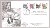 FDC Berries - 4 Stamps - 1991-2000