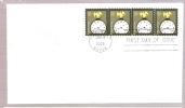 FDC American Clock - 4 Stamps - 2001-2010
