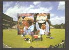 St Vincent 1987 Becker & Navratalova Wimbledon Tennis Miniature Sheet MNH Specimen Overprint - St.Vincent (1979-...)