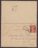 France Postal Stationery Ganzsache Entier Carte-Lettre 10 C. Semeuse (646) PARIS (Rue Voltaire) 1907 To CLICHY - Kaartbrieven