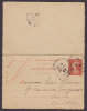 France Postal Stationery Ganzsache Entier Carte-Lettre 10 C. Semeuse (646) PARIS (Rue Voltaire) 1907 To CLICHY - Kartenbriefe