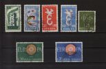 ITALIE:  « EUROPA», N°731 / 744 / 765 / 766 / 804 / 822 / 823 (7 Timbres) - Otros & Sin Clasificación