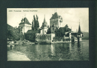 SWITZERLAND  -  1913  Thun - Schloss Oberhofen  Used Postcard As Scans - Oberhofen Am Thunersee