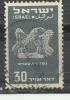 ISRAEL 1950 - AIR MAIL 30 - USED OBLITERE GESTEMPELT USADO - Gebruikt (zonder Tabs)