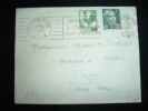 LETTRE POUR LA FRANCE TP COQ D'ALGER 1 F POSTES ALGERIE + GANDON 2 F OBL.MECA.18 MARS 46 ALGER-GARE ALGER - 1944 Marianne Van Algerije