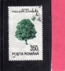 ROMANIA  - ROMANA 1994 FLORA TREES ACER PSEUDOPLATANUS TREE - ALBERI ACERO ALBERO USED - Usati