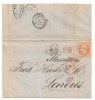 Lettre - RHONE - LYON LES TERREAUX GC.2145/N°23 + Càd T.15 + "PD" - 1866 - Autres & Non Classés