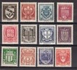 526 à 537 - 1941-66 Escudos Y Blasones