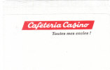 Serviette Papier Cafétéria Casino   -  " Toutes Mes Envies! " - Company Logo Napkins