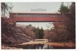 USA ARLINGTON, VERMONT VT - COVERED BRIDGE ~vintage C1950s-1960s Postcard  [c2316] - Altri & Non Classificati