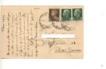 $3-2254 1945 LUOGOTENENZA IMPERIALE NON COMUNE COMBINAZIONE CENSURA ACS - Marcophilie