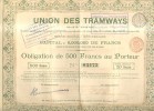 Union Des Tramways - Bahnwesen & Tramways