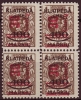 Memel Klaipeda / Y&T No 4x179** Mi Nr 4x232 III** / 1000 Euros (Dr Petersen BPP) - Memel (Klaipeda) 1923