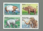 Canada Scott # 1532a - MNH VF Complete  Block Of 4 Dinosaur - Unused Stamps
