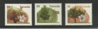 Canada Scott #  1365, 1369, 1373 MNH VF  Trees...............................c13 - Unused Stamps