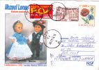 PUPPETS, 2003, COVER STATIONERY, ENTIER POSTAL, SENT TO MAIL, ROMANIA - Poppen