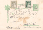 VERY RARE, 1931, POST CARD STATIONERY, OVER PRINT STAMPS KING MIHAI, ROMANIA - Briefe U. Dokumente