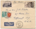 FRANCE - Type Marianne De Gandon - VF 1953 COVER HAYANGE To ENGLEWOOD - Yvert # 810 + 952+916+917 (damaged) + - 1945-54 Marianne (Gandon)