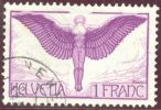 Schweiz Flugpost 1924 Zu#FP12 Mi#191x Glatt  Gestempelt 1 Fr. - Usados