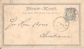 1 ENTIER    POSTAL 1882 - Brieven En Documenten