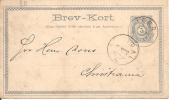 1 ENTIER    POSTAL 1882 - Storia Postale