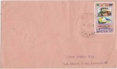 Bhutan Cover, Remote Post Office Postmark, Commercial Cover, Condition As Per The Scan - Bhután